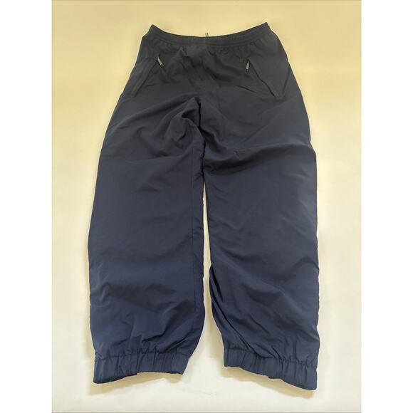 Vintage Eddie Bauer Pants Mens Medium Nylon Joggers Hiking Zippered Pocket Ankle - Picture 1 of 11